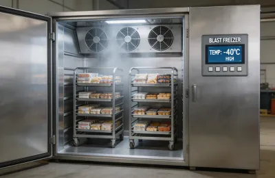 Blast freezer system