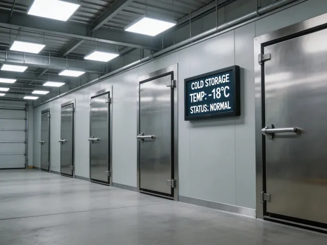 ColdChain cold storage facility with walk-in coolers and monitoring systems