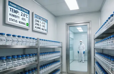 Pharmaceutical cold storage
